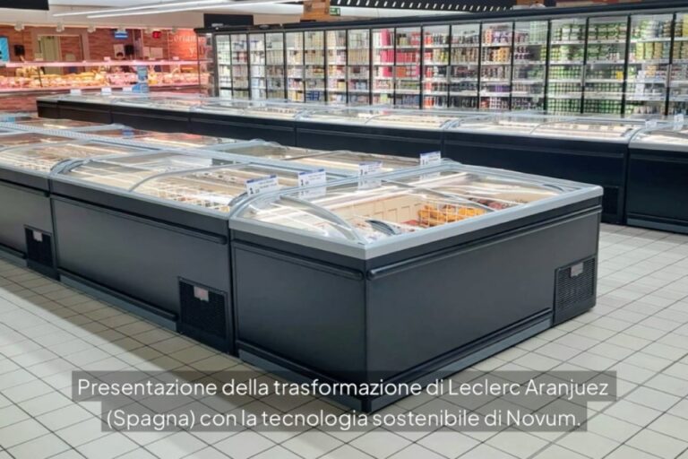 Leclerc Aranjuez: Leader in Sustainable Retail with Novum Refrigeration (Italian)