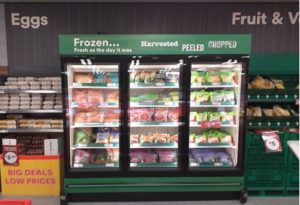 3 door commercial refrigerator - Panama Green