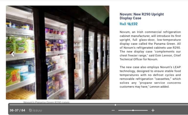 Novum's appearance at Euroshop featured in Accelerate magazine