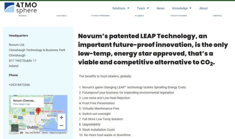 Novum featured in Atmosphere publication