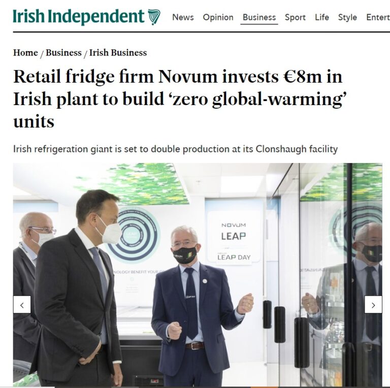 Novum featured in the Irish Independent: Leo Varadkar visits the Novum Centre of Excellence