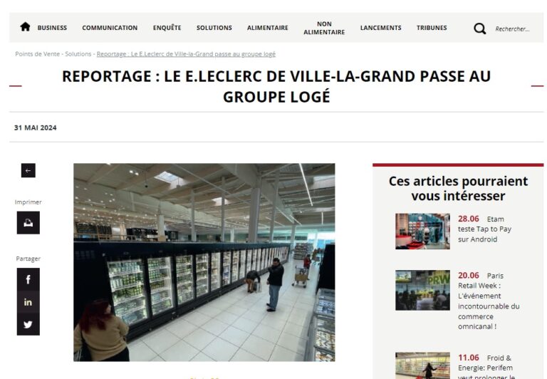 Novum featured in Pointe de Vente
